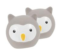TOYANDONA 2 Pièces Chouette vocale Jouets Qui couinent pour Chiot à mâcher pour Chien Animaux Jouets de Chien Grincheux en Latex Doux à mâcher drôle