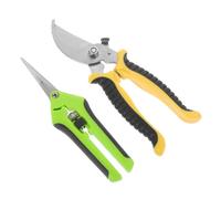 TOYANDONA 2 pièces Cisailles Jardin Multifonctions Coupe Branches et Fleurs Poignée Antidérapante Ergonomique pour Arbres Fruitiers et Arbustes
