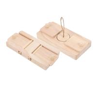 TOYANDONA 2 pièces Coffret de Jouets pour Hamster Accessoires de Cage Décors et Cachette pour Friandises pour Activités Physiques et Exploration des Petits Animaux