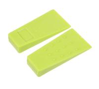 TOYANDONA 2 Pièces Coins Abattage Pc Outils de Coupe pour Arbres Coins Triangulaires Réutilisables Accessoires de Jardinage pour Coupe Sécurisée des Arbres
