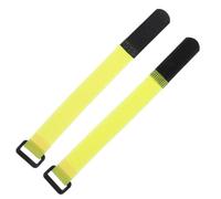 TOYANDONA 2 Pièces Collier Anti-Crowing pour Poulet en Nylon Jaune, Réglable et Remplaçable, Accessoire Unique la Mode pour Poules et Animaux de Compagnie