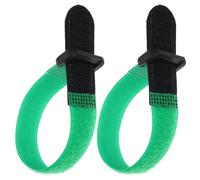TOYANDONA 2 Pièces Collier de Poulet Réglable en Nylon Vert, Ceinture de Cou Silencieuse et Remplaçable pour Poules et Animaux, Accessoire Pratique pour Réduire Le Chant du Coq