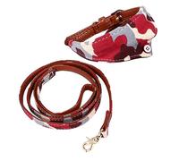 TOYANDONA 2 Pièces Collier de Traction de Camouflage Chiens Laisse de Cordon pour Chien Petit mener Anneau de Cou pour Animaux de Compagnie Collier camouflé pour Animaux de Compagnie Chiffon