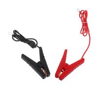 TOYANDONA 2 pièces Connecteur de Clôture Électrique Saut Câble Ferme Cuivre Rouge et Noir pour Système de Clôture Solaire