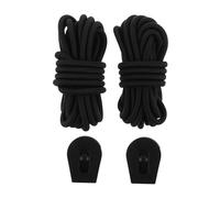 TOYANDONA 2 Pièces Corde Élastique pour Paddleboard et Kayak avec Boucles Antidérapantes Kit Fixation Sup Paddle Leash Résistant Aux Chocs et UV Installation Rapide