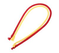 TOYANDONA 2 Pièces Corde Rigide et Flexible pour Tours de Rue Kit pour garçon Fille Accessoires de scène légers et Portables Jeu d’Illusions fête (Rouge + Jaune) 2 pièces