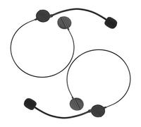 TOYANDONA 2 Pièces Cosplay Microphone et Fausses Écouteurs Garçon Fille Accessoire Déguisement Chanteur Rocker Costume Ans de Jeu Dimitation