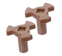 TOYANDONA 2 pièces Coupleur Entraînement Y pour Plateau Tournant Micro-ondes Remplaçant Robuste pour Support Verre Compatible Severin et Autres Modèles