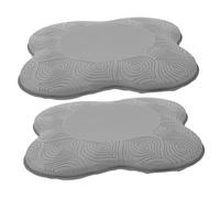 TOYANDONA 2 Pièces Coussin de Yoga Antidérapant Tpe Confortable Protection Genoux et Coudes pour Fitness et et Portable Accessoire pour Yoga