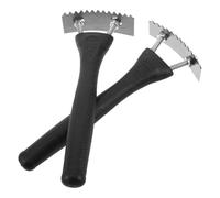 TOYANDONA 2 Pièces Couteau D'écorçage pour Arbres Fruitiers Grosse Dent, Manche Ergonomique Confortable et Léger en Plastique et Métal, Gestion des Vergers