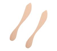 TOYANDONA 2 pièces Couteaux à Beurre Naturel Spatule Cuisine Épandeur Fromage Tartiner Confiture et Léger pour Usage Quotidien