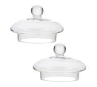 TOYANDONA 2 Pièces Couvercle Verre pour Théière Remplacement et Transparent Entretien Facile Accessoire Indispensable pour Infusion