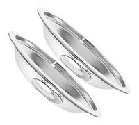 TOYANDONA 2 Pièces Couvercles de Brûleur de Cuisine Pans de Récupération Huile Universels pour Barbecue et Accessoires Pratiques pour Ustensiles de Cuisine