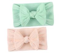 TOYANDONA 2 Pièces couvre-chef pour bébé bandeau bébé naissance bébé turbans bandes de cheveux pour tout-petits bandes à cheveux bandeau accessoire de cheveux pour tout-petit