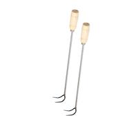 TOYANDONA 2 pièces Crochet Boucher Acier Inoxydable Hameçon pour Viande Bbq Crochet à Viande pour Porc Bacon et Rôti Outil Pratique pour Repas Extérieur et Cuisine
