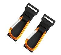 TOYANDONA 2 Pièces Crochet De Chariot Pivot Bascule Organisateur De Buggy Multi Titulaire Cintres Bébé Mousqueton Grand Clips Agrafe Grand Mousqueton Rétractable Alliage D'aluminium Golden