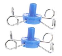 TOYANDONA 2 pièces Crochets pour Support Perfusion Inox Accessoires Poteau Vertical Lot de Crochets Solides et Durables Adaptés pour Cintres Petits Manteaux et Supports Égouttage