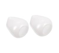TOYANDONA 2 pièces Cruche à Lait Céramique Blanche Sans Poignée Pot à Sauce Lisse Facile à Nettoyer pour Cuisine