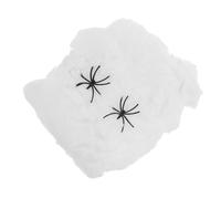TOYANDONA 2 Pièces Décorations Halloween Luminescentes Toiles Araignée Élastiques avec Araignées pour Décorations Effrayantes Intérieures et Extérieures Fournitures de Fête DIY et de