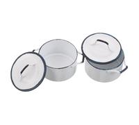 TOYANDONA 2 Pièces Dollhouse Kitchen Accessories Saucepan for Decorative Mini Kitchenware and DIY Craft Projects