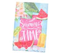 TOYANDONA 2 Pièces Drapeau de fruits hawaïen drapeau de jardin pour piscine Décoration de jardin à thème drapeaux de cour saisonniers drapeaux de piscine de jardin Tissu polyester
