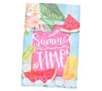 TOYANDONA 2 Pièces Drapeau de fruits hawaïen Piscine dirigé Signe de bienvenue en été de plein air drapeaux pour l'extérieur drapeau de jardin extérieur Tissu polyester