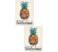 TOYANDONA 2 Pièces drapeau de jardin Appliques de jardin pour extérieur décor extérieur drapeau de la cour pour décoration extérieure drapeaux de jardin Drapeaux de cour pour l’extérieur lin