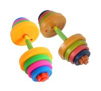 TOYANDONA 2 Pièces Dumbbell Toy For Adjustable Weight Water Filled Barbell Set For Home Fitness Equipment Encouraging Muscle Development And Active Play