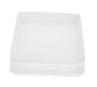 TOYANDONA 2 Pièces Eau pour Oiseaux Plastique Remplacement Accessoires pour Extérieure Faciles à Nettoyer et Résistants Aux Intempéries Inserts pour Mangeoires à Extérieur