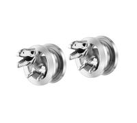 TOYANDONA 2 pièces Écarteurs Oreilles Dinosaure Créatifs Argent Boucles Oreilles Stylées et Délicates pour Femme Lot