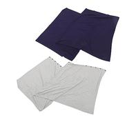 TOYANDONA 2 pièces Écharpe Allaitement Coton Poncho Multifonction avec Bouton Protection Totale pour Maman et Couverture Discrète pour Allaitement Extérieur Confortable et Respirante