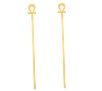 TOYANDONA 2 Pièces Égyptiens Halloween avec Design Serpent Bâtons de Marche Accessoires Costume Cosplay pour à Thème Ancien Égypte