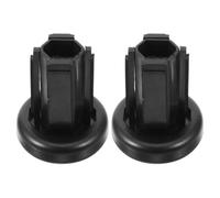 TOYANDONA 2 Pièces Embout de Crosse de Hockey Robuste en Abs, Tube Noir | Protection D’extrémité de Rechange, Structure Anti-déformation, Soutien Accru, Stabilité Renforcée, Usage Pratique