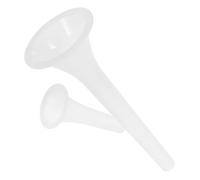 TOYANDONA 2 pièces Entonnoir à Saucisses Plastique pour Hachoir Viande Électrique Accessoire Fabrication Saucisses Maison et Professionnel Tube Remplissage Facile et Léger Compatible Moulin