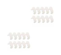 TOYANDONA 2 Pièces Éponge Absorbante Huile Forme de Lot de Filtration pour et Spas pour Cosmétiques et Nettoyage Blanc