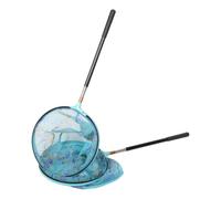 TOYANDONA 2 Pièces Filet de Pêche Télescopique pour Garçon et Filles avec Perche Réglable en Acier Inoxydable Léger pour Jeux en Plein Air et Capture de Crevettes et