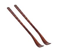 TOYANDONA 2 pièces Gratte-dos Bois Pratique Lot de Carré Rouge Claw Scratcher Ergonomique pour Soulagement Démangeaisons et Relaxation Corps