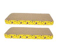 TOYANDONA 2 Pièces Griffoir pour Chat Carton Lot de Panneaux à Gratter pour Intérieur Protecteur pour Mobilier pour Éviter Dommages Aux Meubles