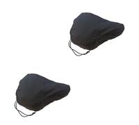 TOYANDONA 2 Pièces Housse de Selle de Vélo Imperméable avec Cordon de Serrage Protection pour Siège de Vélo Plein Air Antidérapante Compatible avec Tous Types de Selle