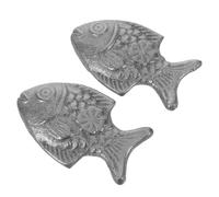 TOYANDONA 2 Pièces Iron Fish For Cooking Cast Iron Kitchen Tool Multipurpose Vegan-friendly Utensil Supporting Athletes Pregnancy And Anemia