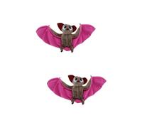 TOYANDONA 2 Pièces Jouet en Peluche de Noël Jouets Bebe Jouets bébé décorations d'arbre de Noël décorations de Noël Peluches Jouet Chauve-Souris Nacré poupée en Peluche se réconcilier