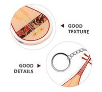 TOYANDONA 2 Pièces Keychain Accessories Pipa And Guzheng Acrylic Music Instrument Pendant Bag Hanging Ornament For Music Lovers And Students