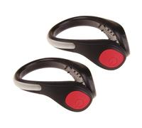 TOYANDONA 2 Pièces LED Clip Chaussure Sécurité Rouge Résistant à Eau Antidérapant pour Course Jogging Cyclisme Marche Nocturne