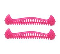 TOYANDONA 2 Pièces Lot de 2 Protège-Lames Élastiques Rose 255 pour Patins à Glace Adultes et Garçon et Filles, Couvre-Lames en TPE Robuste, Protection Anti-Rayures et Oxydation pour Hockey