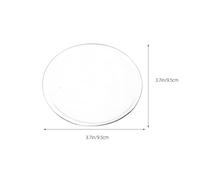 TOYANDONA 2 Pièces Lot de Coupelles Verre Transparentes pour Chauffe-Cire Aromathérapie Plateau de Remplacement Forme de Chapeau pour Huile Essentielle et Diffuseur