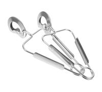TOYANDONA 2 pièces Lot de Pinces Escargot Acier Inoxydable avec Ressort Pinces de Cuisine Ergonomiques pour Fruits de Mer Maintien Sécurisé pour Servir Escargots et Coquillages