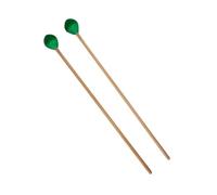 TOYANDONA 2 Pièces Maillets Marimba Baguettes Équilibrées Durable Accessoires pour Instruments à Percussion Tête Verte Intermédiaire Maniement Confortable