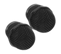 TOYANDONA 2 Pièces Microphone Ball Head Maille Éclaboussures Remplacement Stable et Facile pour Microphones Ktv et Studio des Plosives Compatible Multi Modèles