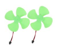 TOYANDONA 2 Pièces Modèle de Pales de Générateur Éolien en Métal Vert