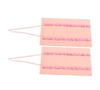 TOYANDONA 2 Pièces Organisateur Suspendu Pliable Feutre pour Baguettes de Percussion et Ceintures Arts Martiaux Sac Léger et Compact pour Rangement de Bâtons de Batterie et Support Mural